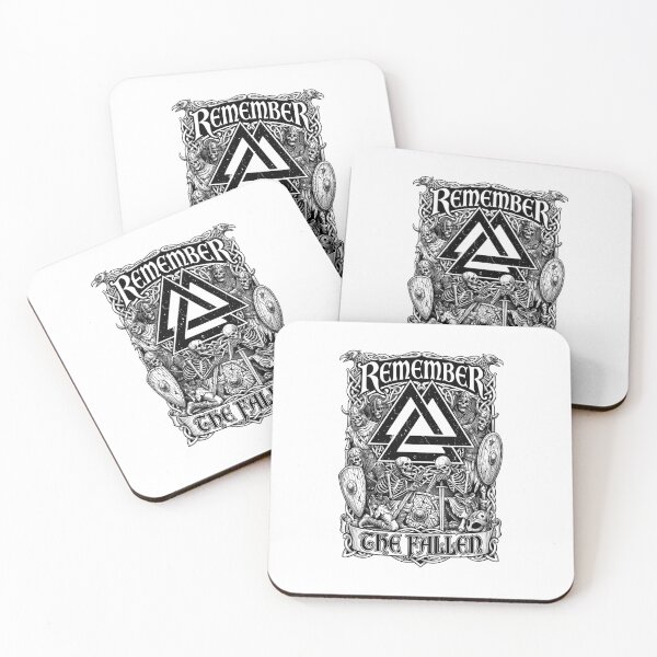 Item preview, Viking Valknut Remember The Fallen Skeleton Warriors designed and sold by GrandeDuc.