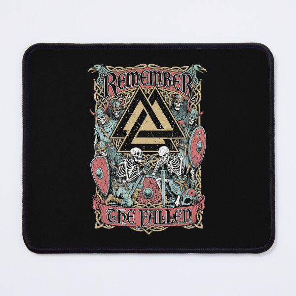 Item preview, Viking Valknut Remember The Fallen Skeleton Warriors designed and sold by GrandeDuc.
