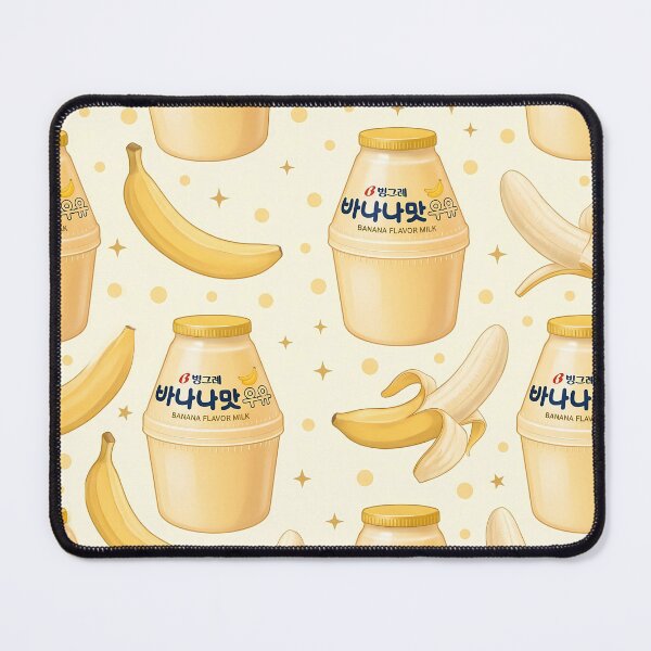 Item preview, Korean Banana Milk Pattern | K-Food & Sweet Treats designed and sold by BeataPrint.
