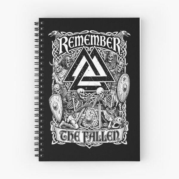 Item preview, Viking Valknut Remember The Fallen Skeleton Warriors designed and sold by GrandeDuc.