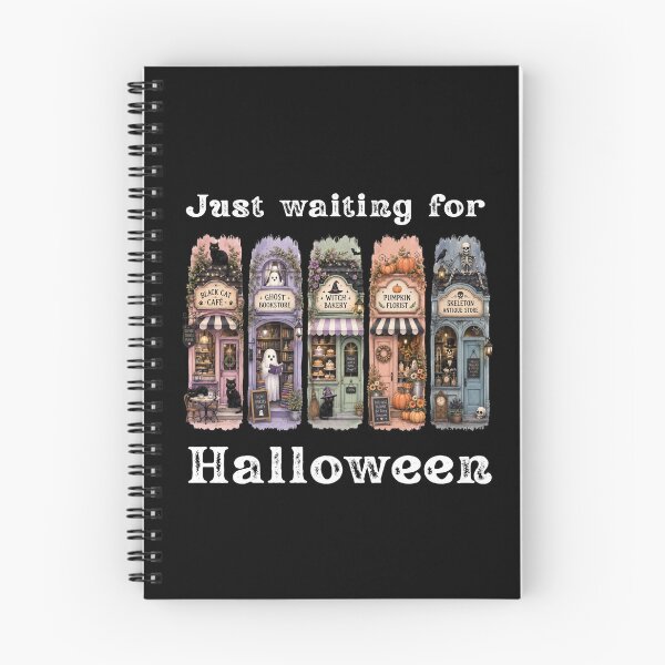 Item preview, Just Waiting for Halloween Spooky Main Street designed and sold by fernandmoonbeam.