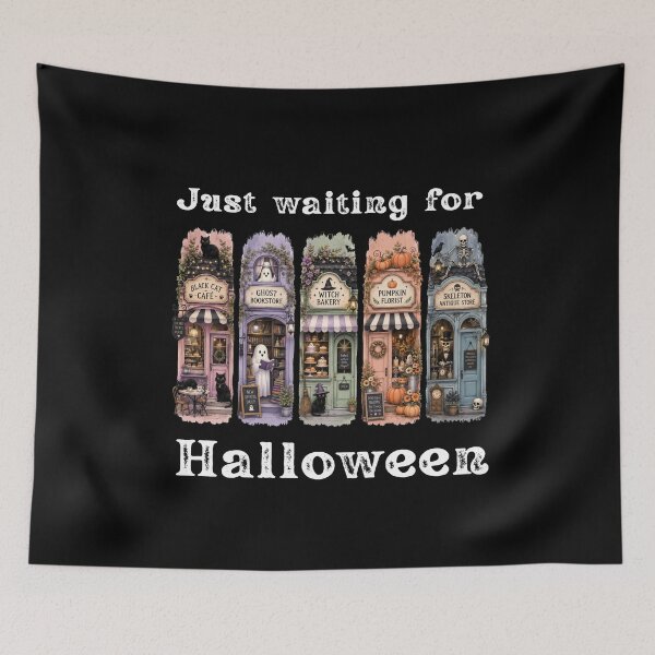 Item preview, Just Waiting for Halloween Spooky Main Street designed and sold by fernandmoonbeam.