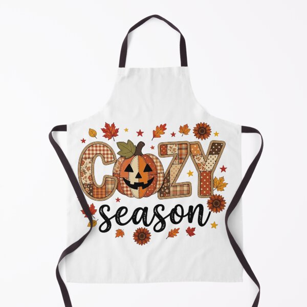 Item preview, Cozy Season Patchwork Pumpkin Fall Autumn Leaves Retro Typography Graphic designed and sold by raedattia.