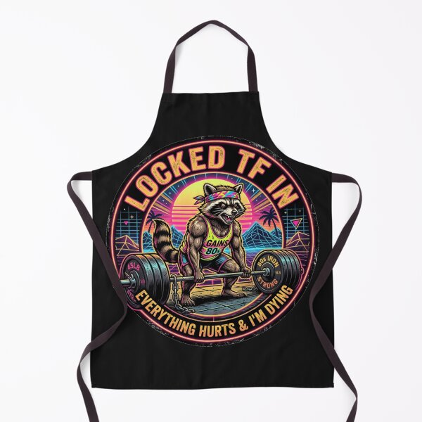 Item preview, Jimothy Raccoon - Locked In Gym Grit designed and sold by SisuPrintsCo.