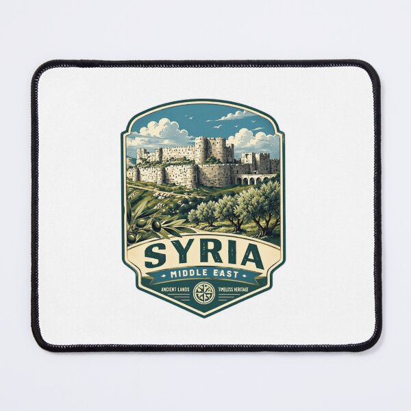 Item preview, Syria Middle East Ancient Lands Timeless Heritage Travel History Culture designed and sold by Simsimah26Parks.