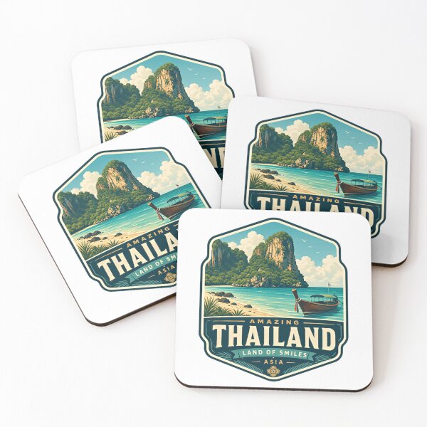 Item preview, Increíble Tailandia, tierra de sonrisas, Asia, recuerdo de vacaciones para viajeros designed and sold by Simsimah26Parks.