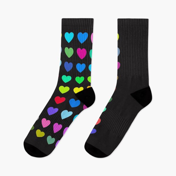 Item preview, Colorful Neon Hearts Grid | Cute Rainbow Heart Pattern T-Shirt designed and sold by Aimetoi.