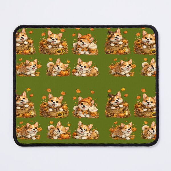 Item preview, Cute Autumn Corgi Collection | Cozy Fall Puppies & Pumpkin Season Vintage Design designed and sold by KAM-KAM-STORE.