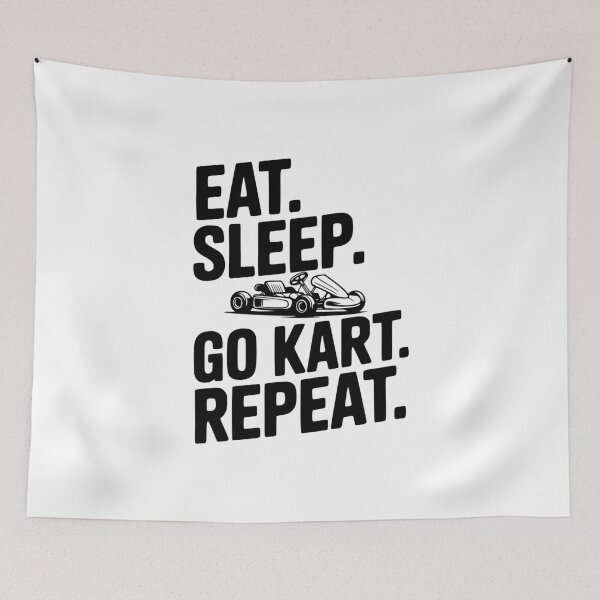 Item preview, Eat. Sleep. Go Kart. Repeat. designed and sold by Frank Ring.