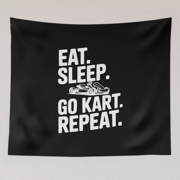 Item preview, Eat. Sleep. Go Kart. Repeat. designed and sold by Frank Ring.