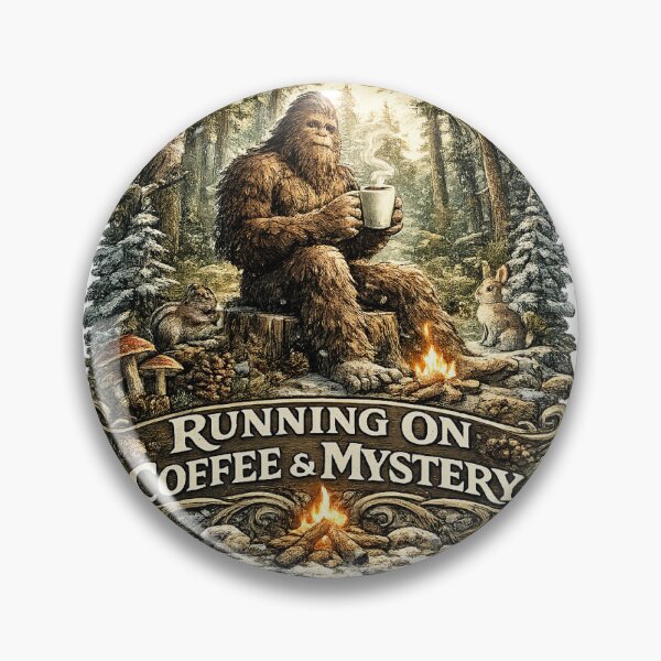 Item preview, Sasquatch - Running On Coffee & Mystery designed and sold by SufirKapur.