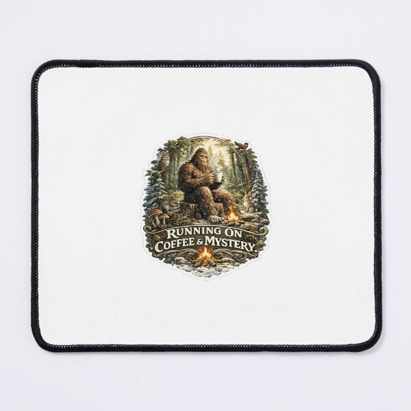 Item preview, Sasquatch - Running On Coffee & Mystery designed and sold by SufirKapur.