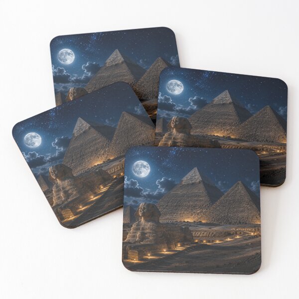 Item preview, Moonlit Wonders Collection: Great Pyramid of Giza ~ Egypt designed and sold by globetrottergfx.