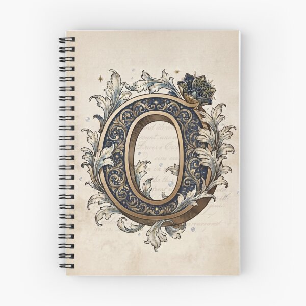 Item preview, Letter O - Vintage Celestial Botanical Alphabet Poster designed and sold by TheMinimalFrame.