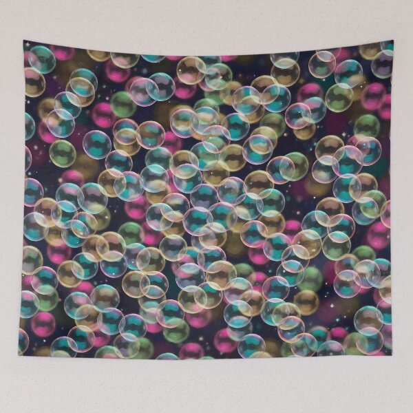 Item preview, Stylized multicolored soap bubbles designed and sold by EvgeniiV.