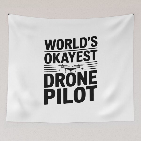 Item preview, World's Okayest Drone Pilot designed and sold by Frank Ring.