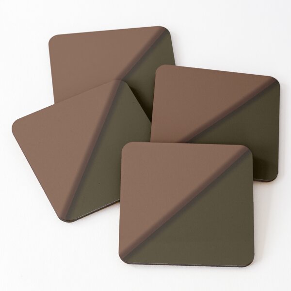 Item preview, Minimalist Chestnut and Dark Olive Brown designed and sold by pluielegere.