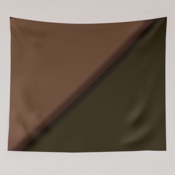 Item preview, Minimalist Chestnut and Dark Olive Brown designed and sold by pluielegere.