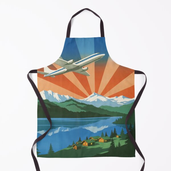 Item preview, Fly to the Swiss Alps Vintage Travel Poster | Retro Airline Aviation Wall Art | Mid-Century Alpine Landscape Print designed and sold by Tamas Das.