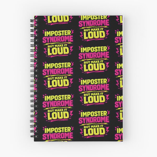 Item preview, Imposter Syndrome But Make It Loud Funny Mental Health Quote designed and sold by TeeTimeTreasure.