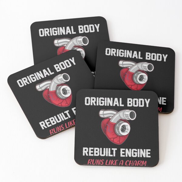 Item preview, Original Body, Rebuilt Engine – Turbo Heart Funny Mechanic & Car Enthusiast Design designed and sold by Gbriel3.
