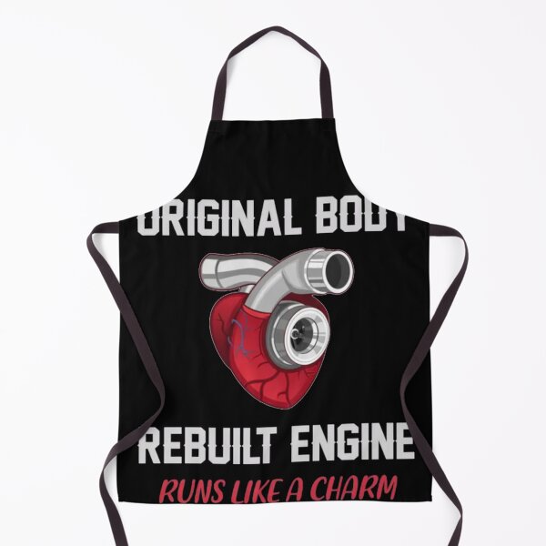 Item preview, Original Body, Rebuilt Engine – Turbo Heart Funny Mechanic & Car Enthusiast Design designed and sold by Gbriel3.