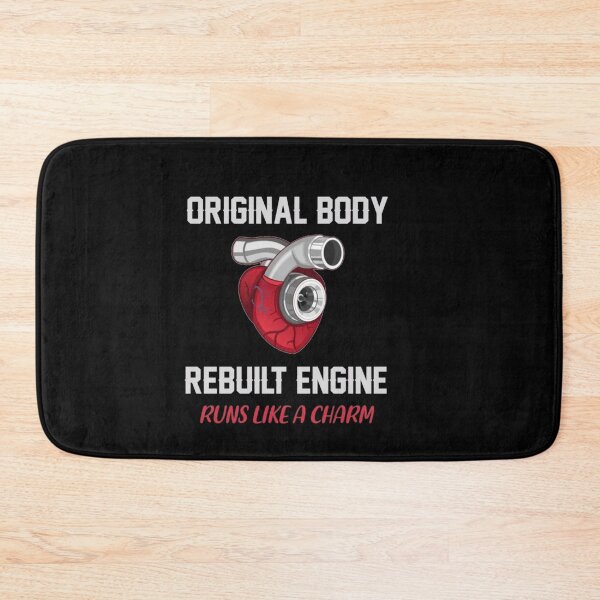 Item preview, Original Body, Rebuilt Engine – Turbo Heart Funny Mechanic & Car Enthusiast Design designed and sold by Gbriel3.