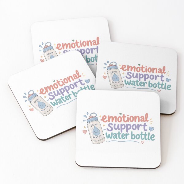 Item preview, Emotional support water bottle designed and sold by PatternFly.