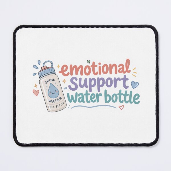 Item preview, Emotional support water bottle designed and sold by PatternFly.