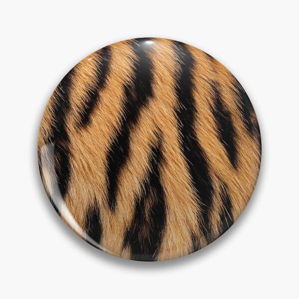 Item preview, Tiger Fur Vertical Stripe Pattern - Realistic Orange & Black Fur Design designed and sold by Nine Lives Studio.