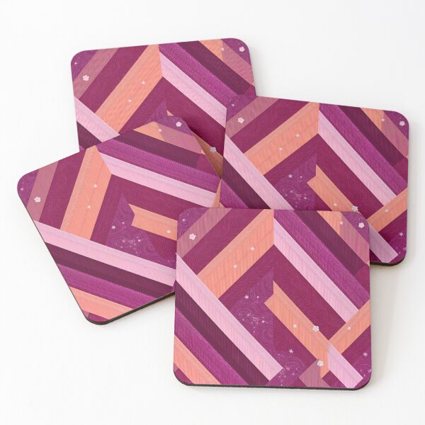 Item preview, Pink and orange block design designed and sold by Chi261.