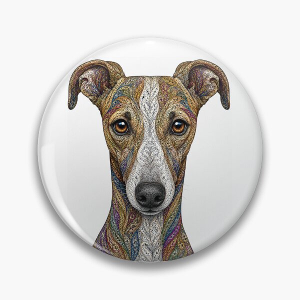 Item preview, Intricate Whippet designed and sold by PaintedbyCarol.