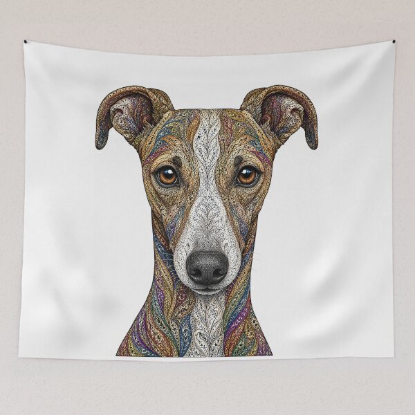 Item preview, Intricate Whippet designed and sold by PaintedbyCarol.