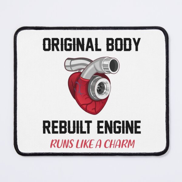 Item preview, Original Body, Rebuilt Engine – Turbo Heart Funny Mechanic & Car Enthusiast Design designed and sold by Gbriel3.