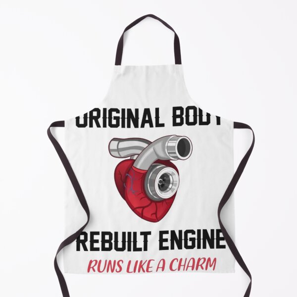 Item preview,  Original Body, Rebuilt Engine – Turbo Heart Funny Mechanic & Car Enthusiast Design designed and sold by Gbriel3.