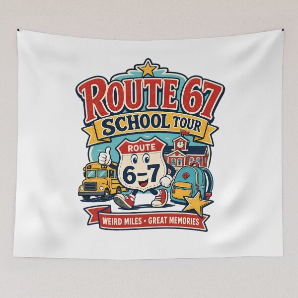 Item preview, Back to School: Route 67 Tour and Weird Miles designed and sold by Fenay Designs.