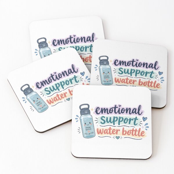 Item preview, Emotional support water bottle designed and sold by PatternFly.