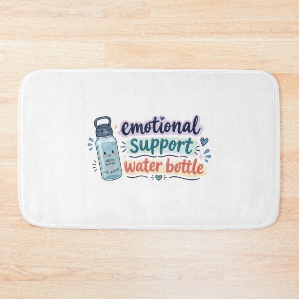 Item preview, Emotional support water bottle designed and sold by PatternFly.