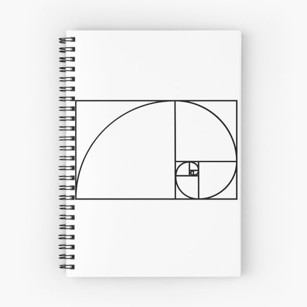 Item preview, Golden Ratio Spiral | Fibonacci Geometry Wall Art | Minimalist Mathematical Design designed and sold by DuskyMonk.