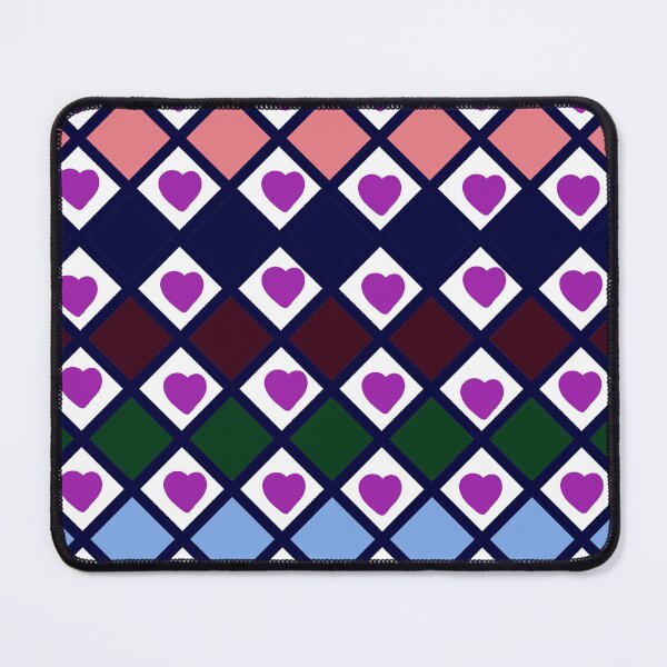 Item preview, Rainbow Heart Diamond Pattern | Colorful Seamless Geometric Love Repeat | Modern Abstract Background designed and sold by HopeAndHustle.