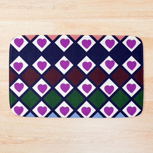 Item preview, Rainbow Heart Diamond Pattern | Colorful Seamless Geometric Love Repeat | Modern Abstract Background designed and sold by HopeAndHustle.