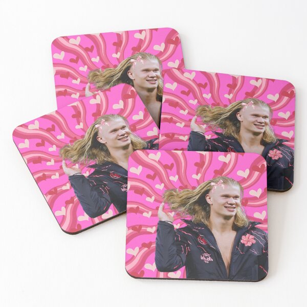 Item preview, Cute Haaland with Pink Bows and Long Hair designed and sold by SuchWowDesign.
