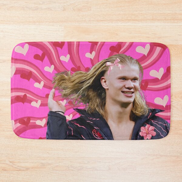 Item preview, Cute Haaland with Pink Bows and Long Hair designed and sold by SuchWowDesign.