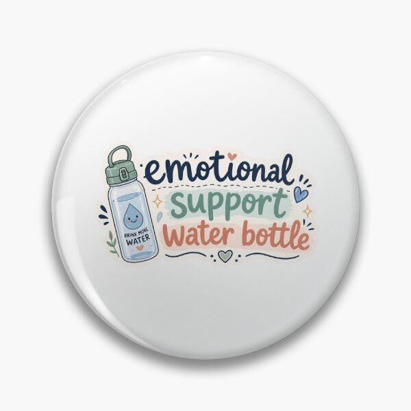 Item preview, Emotional support water bottle designed and sold by PatternFly.