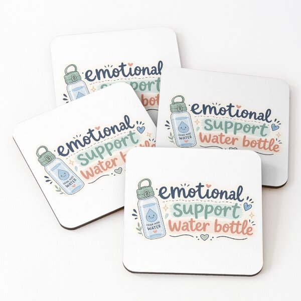 Item preview, Emotional support water bottle designed and sold by PatternFly.