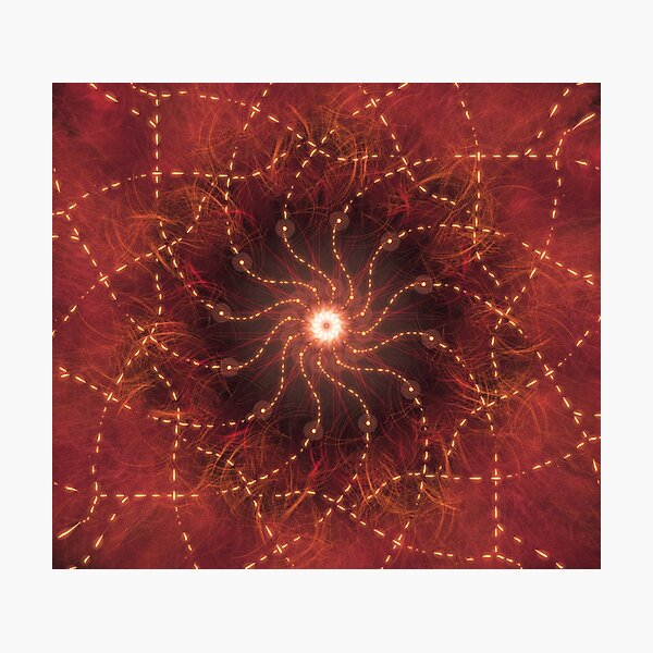 Item preview, Cosmic Radiance: A Symmetric Light Burst designed and sold by EsmArtUniverse.
