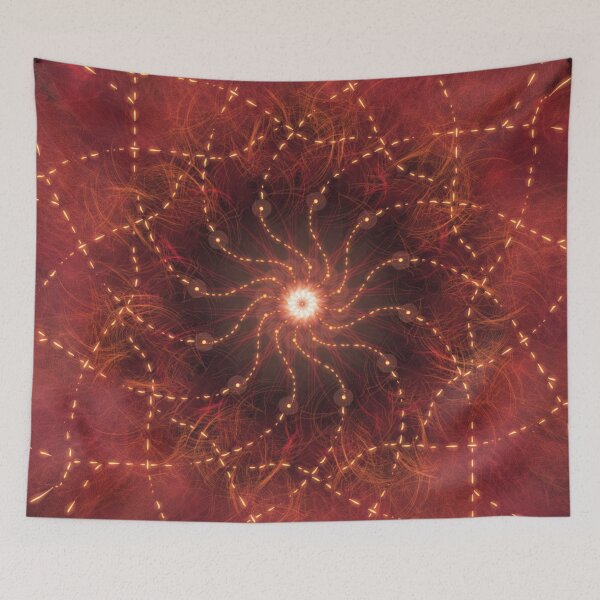 Item preview, Cosmic Radiance: A Symmetric Light Burst designed and sold by EsmArtUniverse.