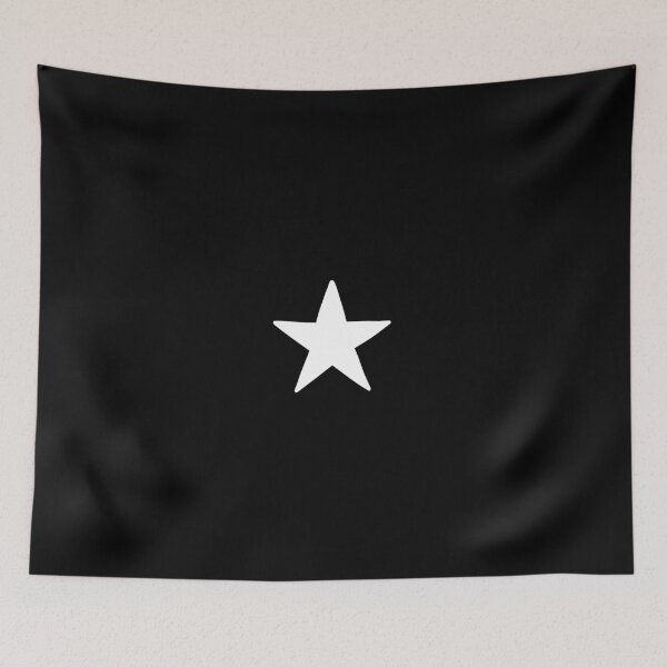Item preview, Minimalist White Star Graphic Aesthetic Silhouette Artwork designed and sold by somimalikkk.
