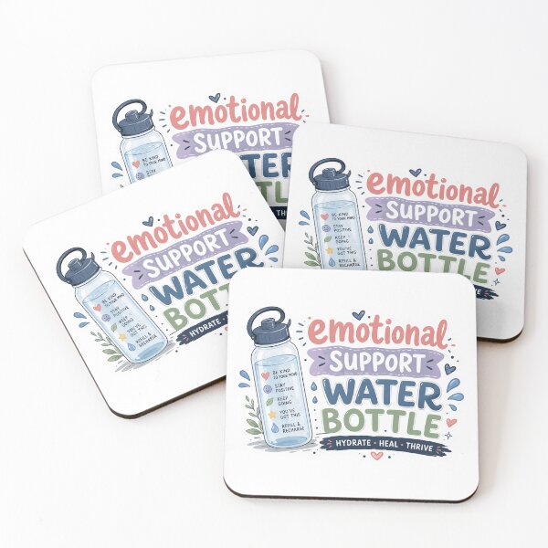 Item preview, Emotional support water bottle designed and sold by PatternFly.