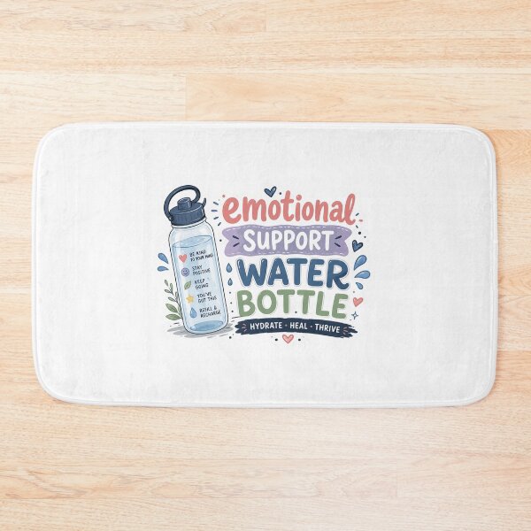 Item preview, Emotional support water bottle designed and sold by PatternFly.